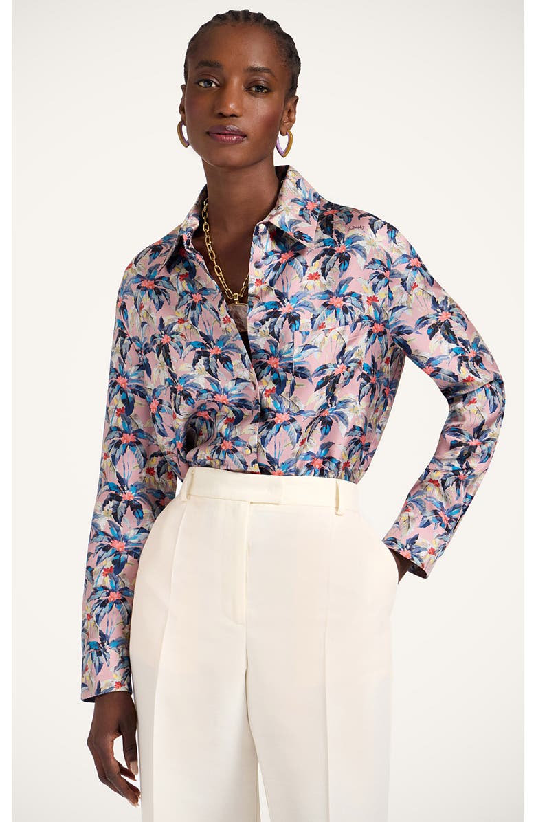 La DoubleJ Boy Shirt Mini Tropicana Mauve, Main, color, Mini Tropicana Mauve