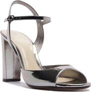 Alexandre Birman Amy Metallic Leather Sandal