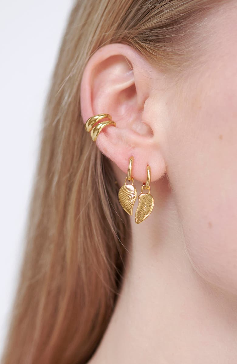 Monica Vinader Wing Charm Earrings, Alternate, color, 18Ct Gold Vermeil On Sterling