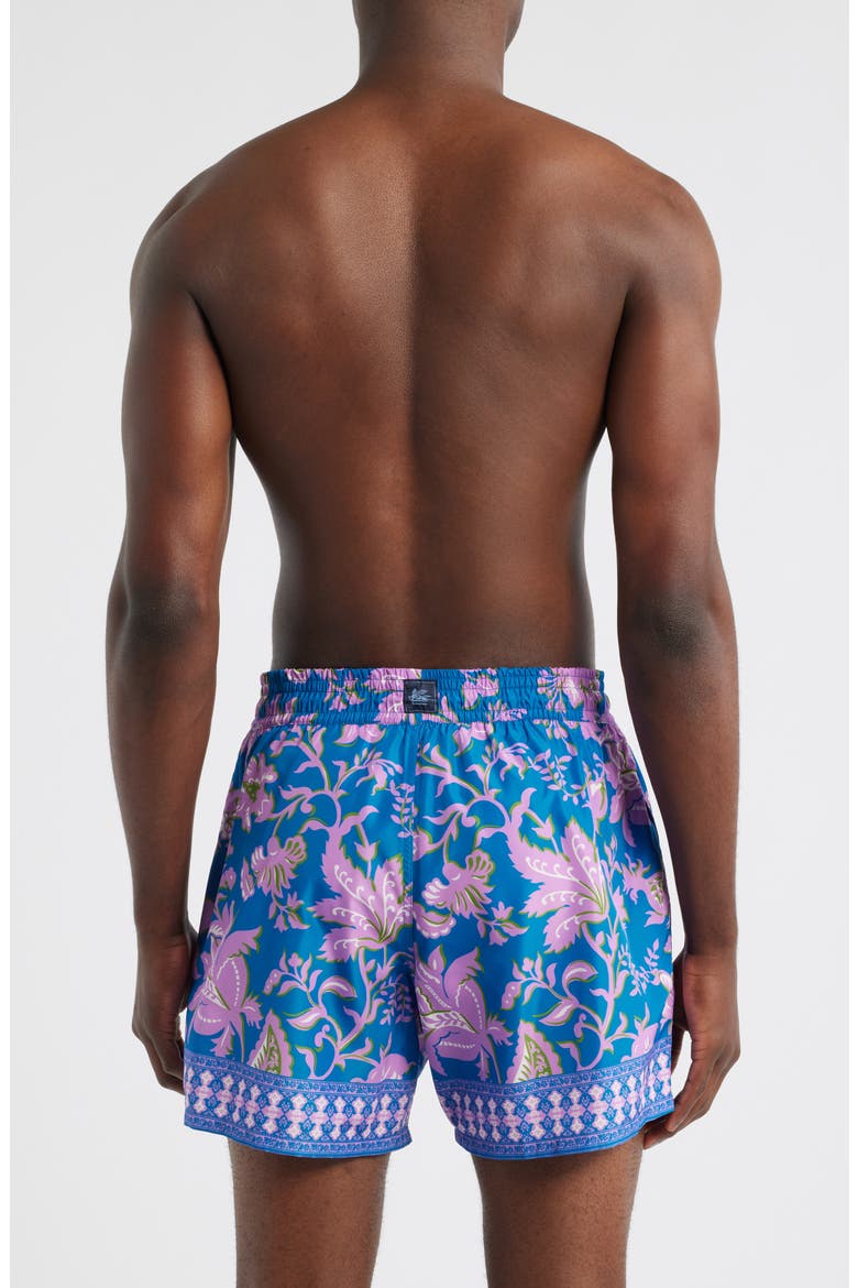 Roma Floral Swim Trunks, Alternate, color, STAMPA F.DO BLU