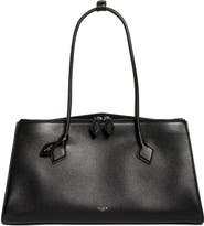 Alaïa Le Teckel Shiny Grained Leather Tote