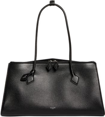 Alaïa Le Teckel Shiny Grained Leather Tote | Nordstrom Alaïa Le Teckel Shiny Grained Leather Tote | Nordstrom