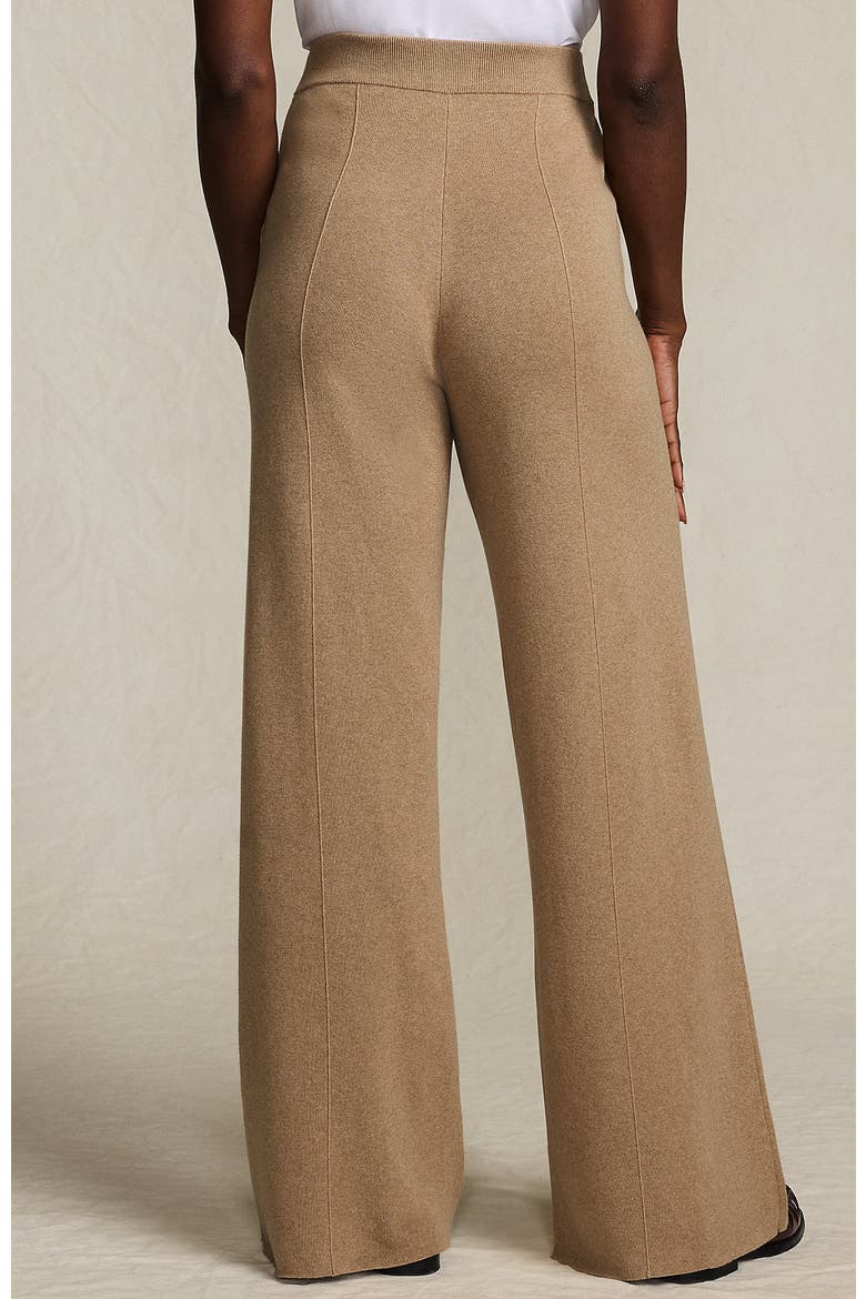Fine Gauge Cotton Sweater Pants, Alternate, color, Vicuna Heather