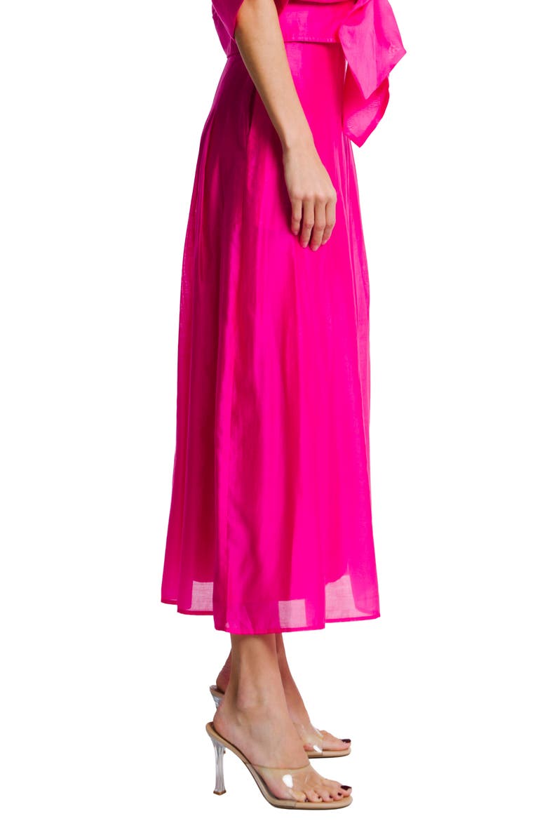 Pheona A-Line Midi Skirt, Alternate, color, PINK