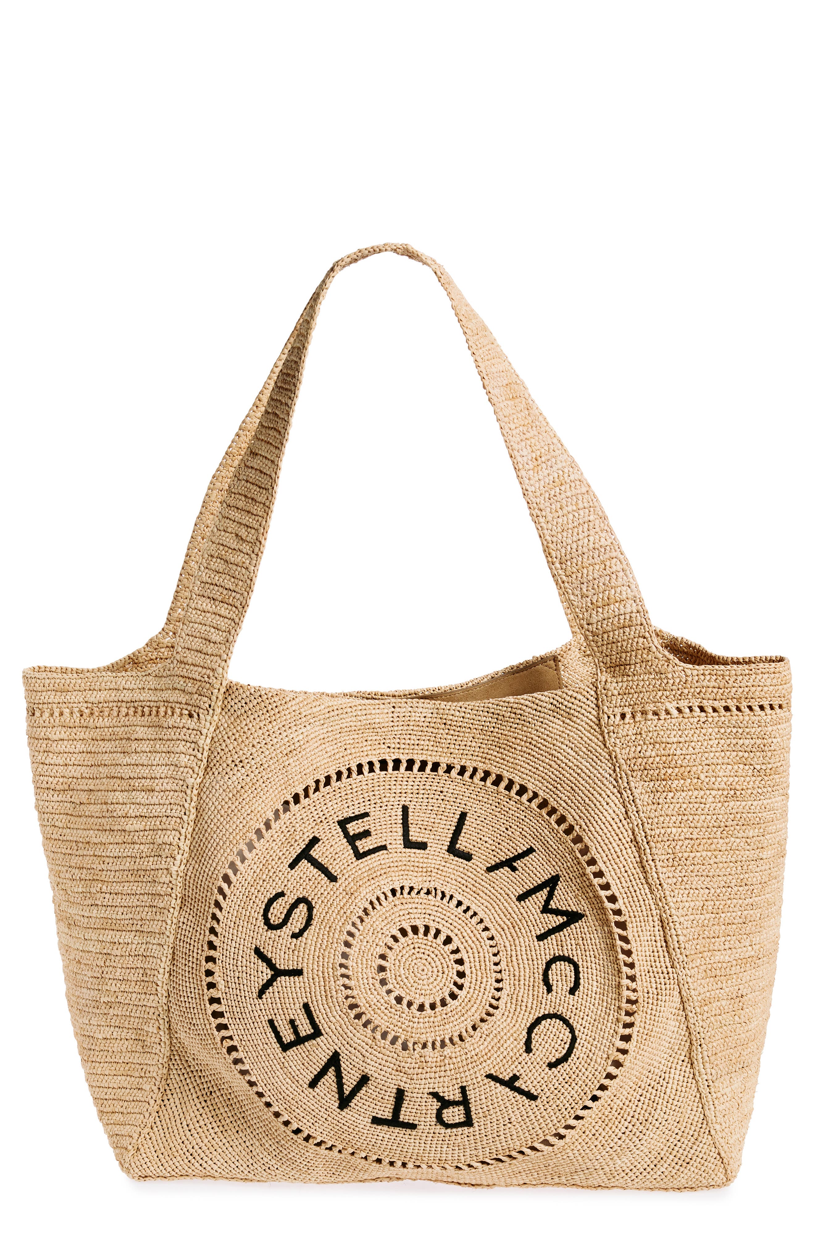 Stella McCartney Summer Living Raffia Tote, Main, color, 