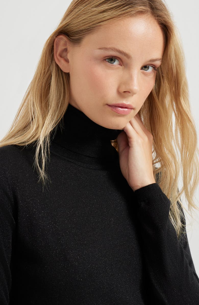 Brunello Cucinelli Lightweight sweater, Alternate, color, Black