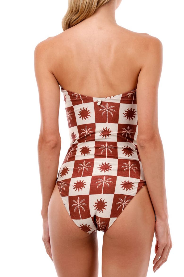 Sunrise Palm Lunaria One-Piece Swimsuit, Alternate, color, SUNRISE PALM