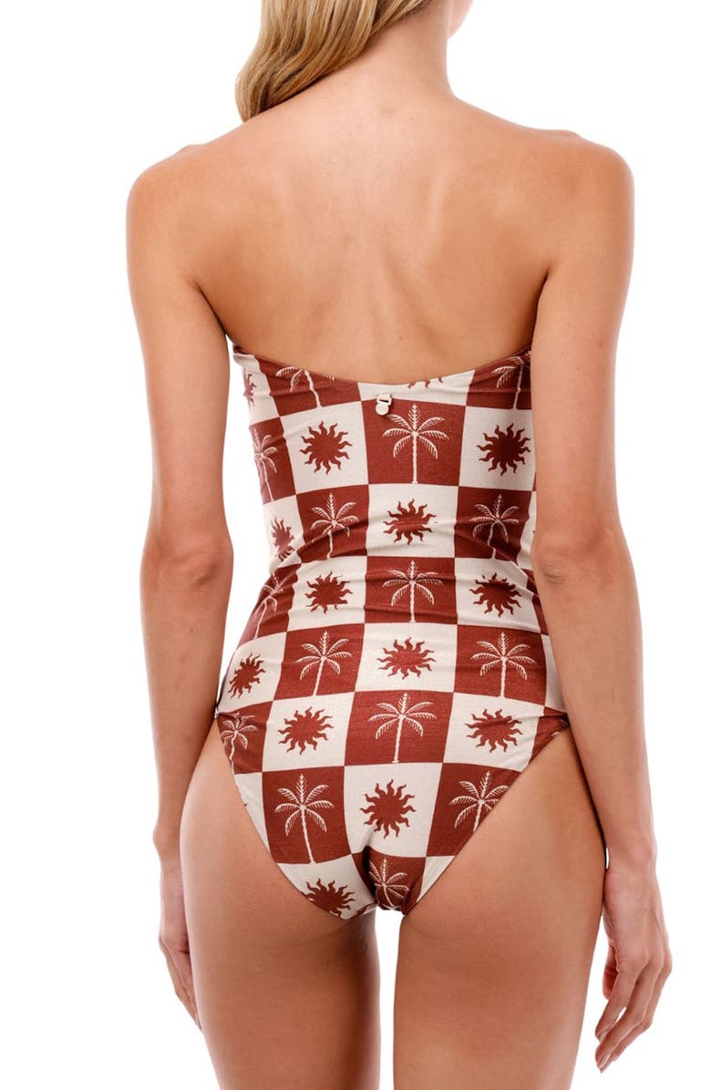 MALAI Sunrise Palm Lunaria One-Piece Swimsuit, Alternate, color, Sunrise Palm