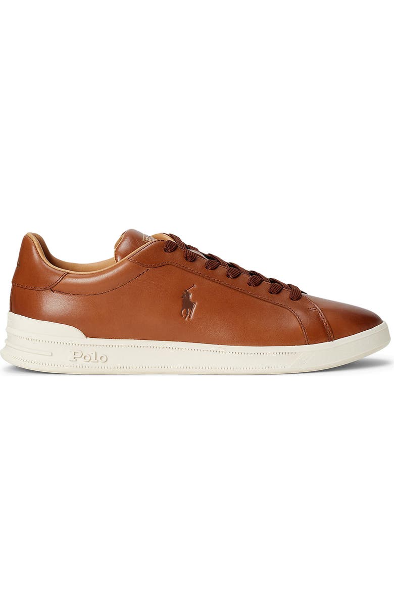 Ralph Lauren Heritage Court II Low Top Sneaker, Alternate, color, Polo Pale Russet
