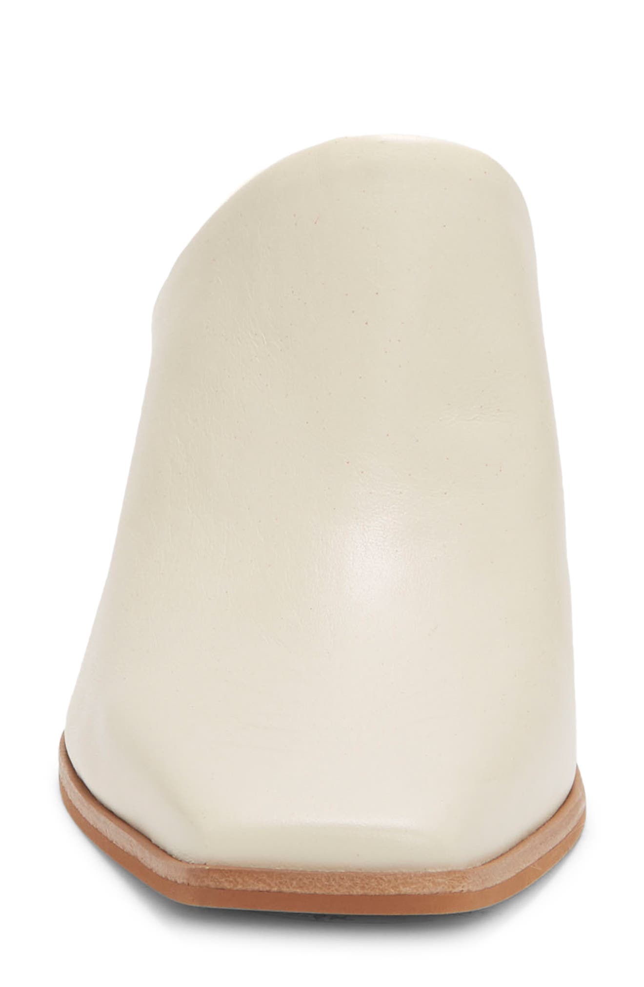 Bristina Square Toe Mule, Alternate, color, NEW CREAM BABY SHEEP