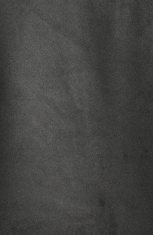 Robert Barakett Lachine Faux Suede Pilot Jacket In Charcoal
