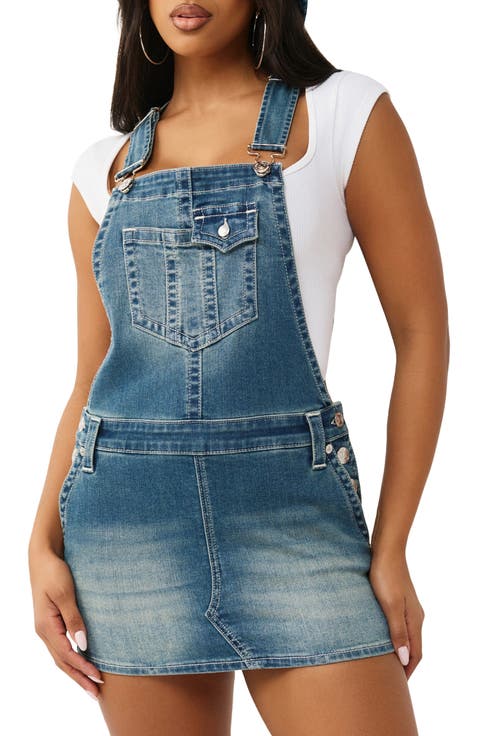 Denim Overall Minidress