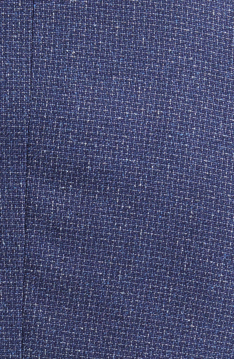 BOSS Hutson Slim Fit Glen Check Wool Sport Coat, Alternate, color, Dk Bu