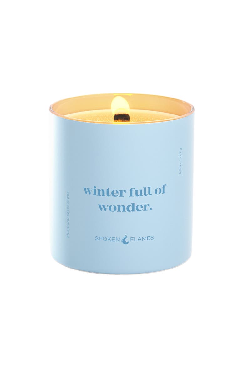 Winter Full of Wonder Candle, Alternate, color, Light Blue