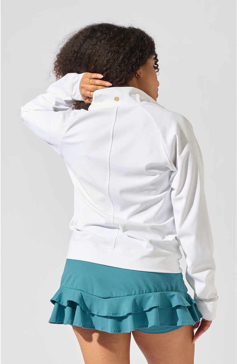 Bobbe Active Club 1/4 Zip Pullover, Alternate, color, White