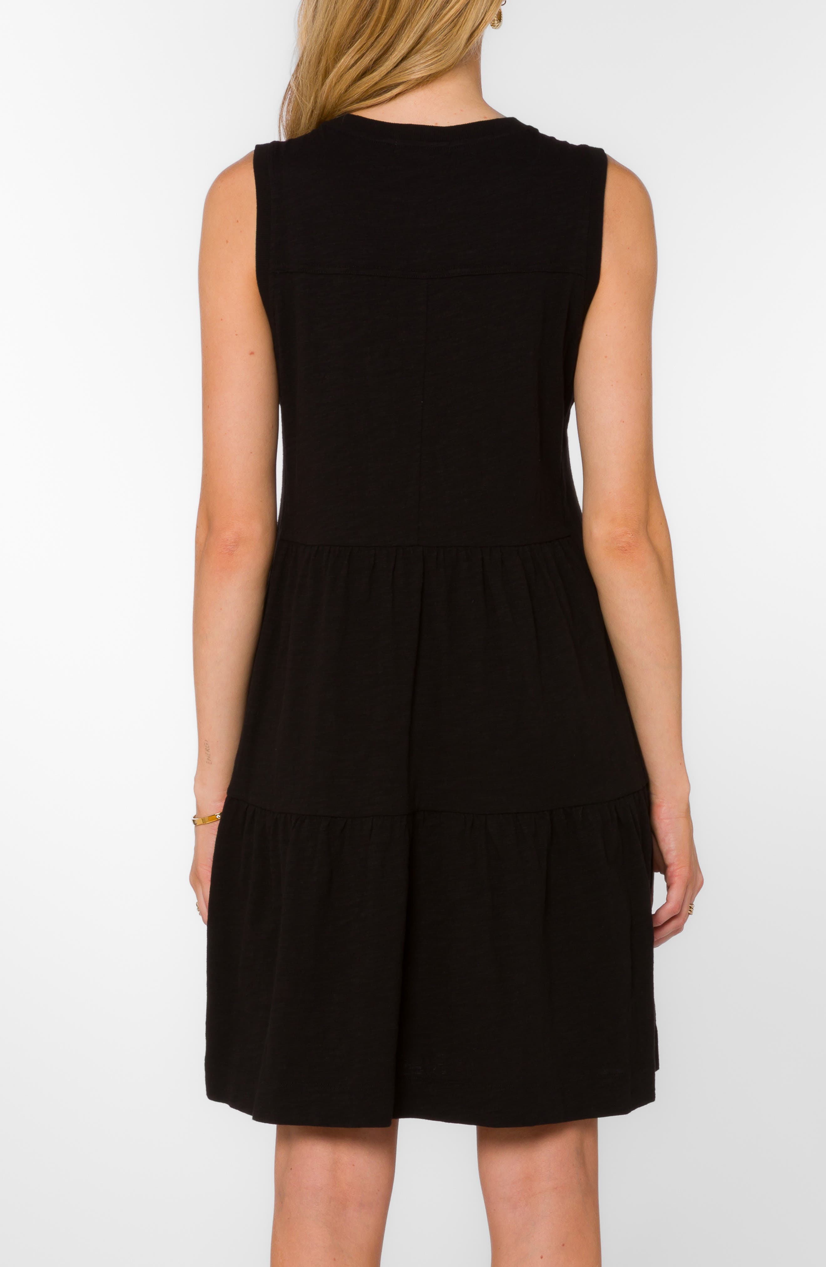 Sleeveless Tiered Minidress - image 2