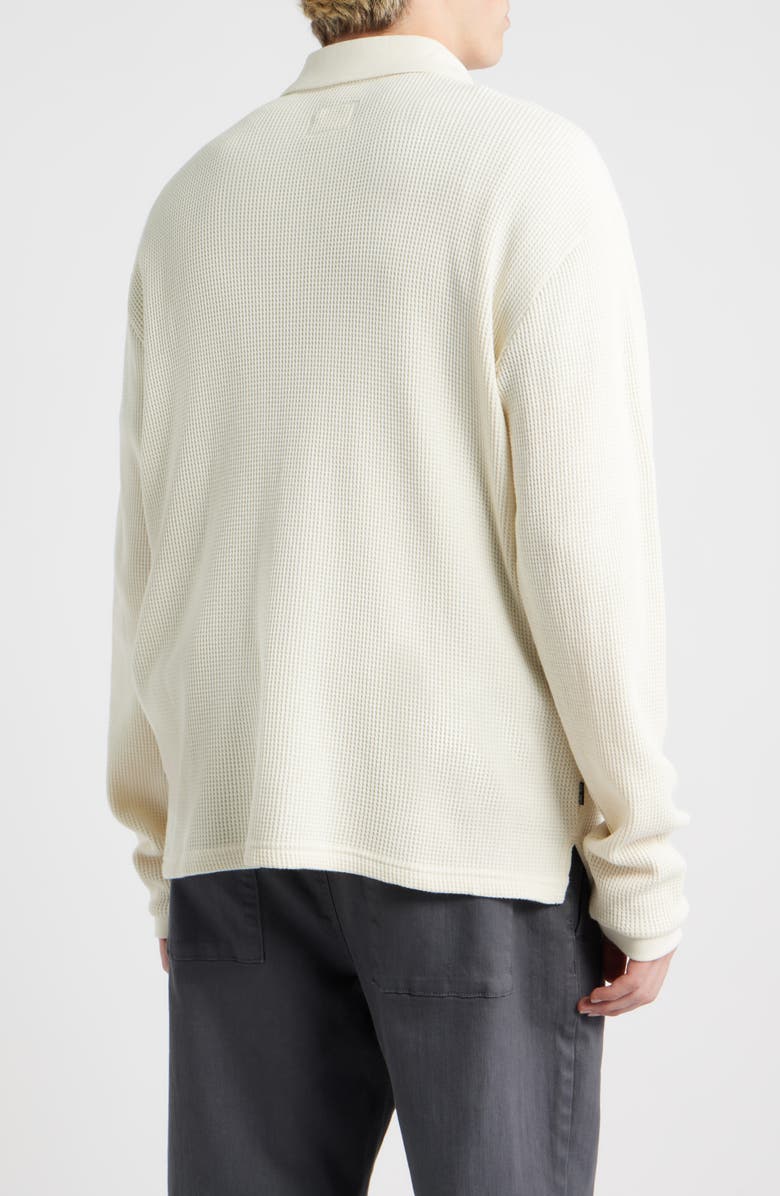 DARK SEAS Delano Cotton Thermal Button-Up Shirt, Alternate, color, Off White