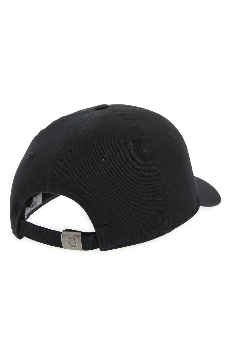Carhartt Work In Progress Madison Logo Embroidered Baseball Cap, Alternate, color, Black White