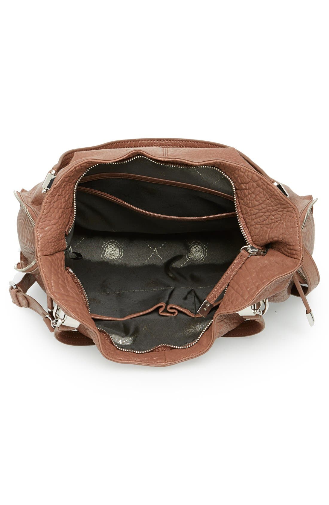 'Riley' Leather Tote, Alternate, color, COCOA