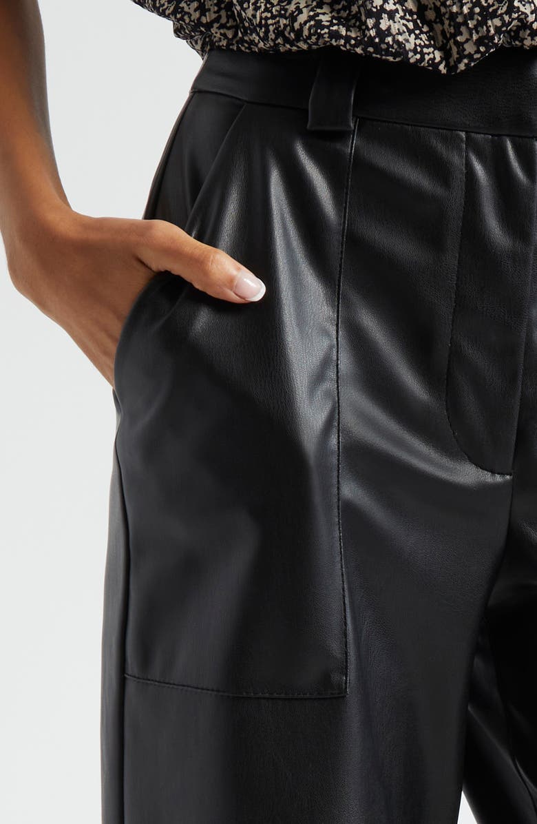Ramy Brook Jace Faux Leather Pants, Alternate, color,