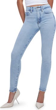 Good American Good Legs Mid Rise Skinny Jeans