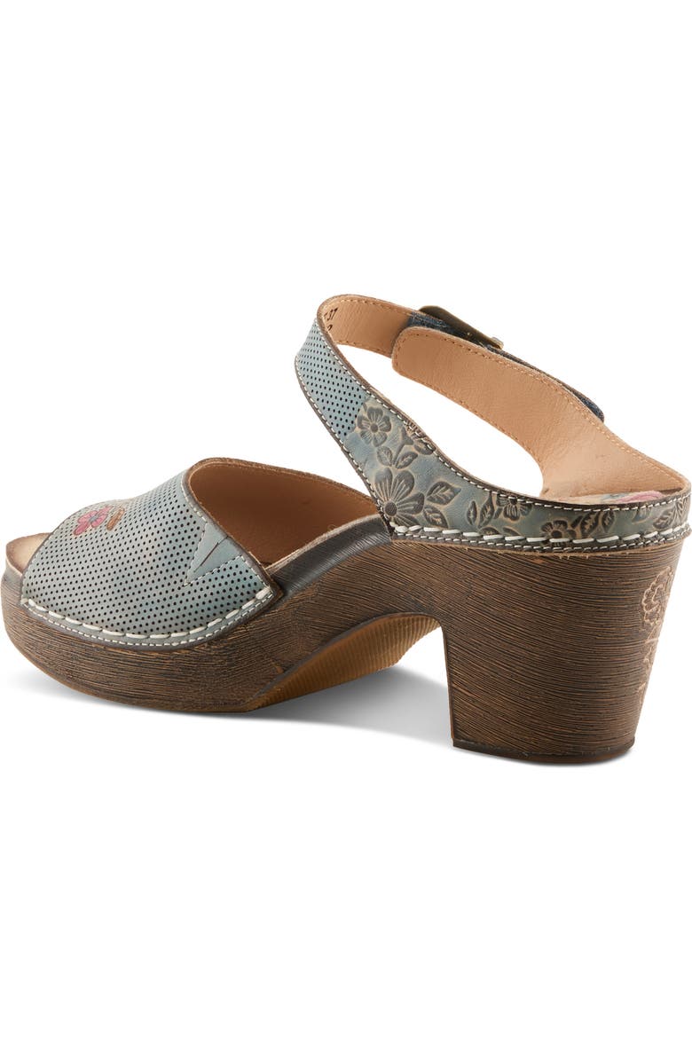 L'Artiste by Spring Step Japhette Platform Sandal, Alternate, color, Blue Multi