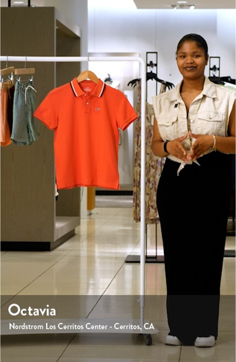 Kids' Tipped Cotton Piqué Polo, sales video thumbnail