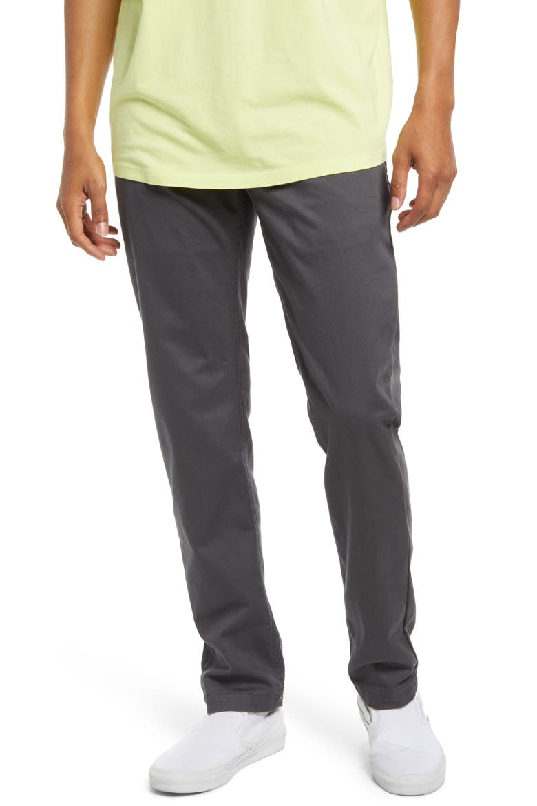 Authentic Slim Fit Stretch Chinos, Main, color, ASPHALT