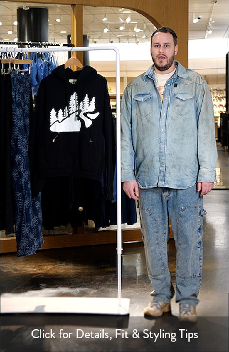 Mountain Trail Cotton Graphic Hoodie, sales video thumbnail