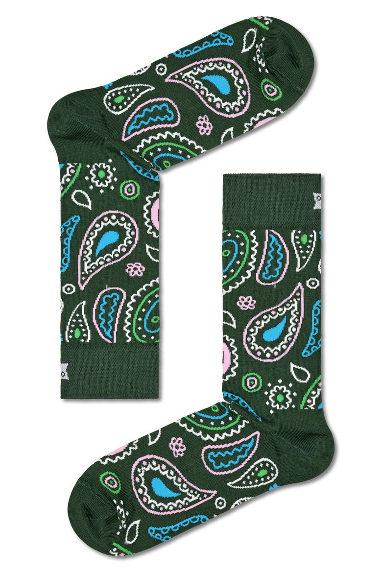 Assorted 4-Pack Vintage Pattern Socks Gift Box, Alternate, color, DARK REDDNU
