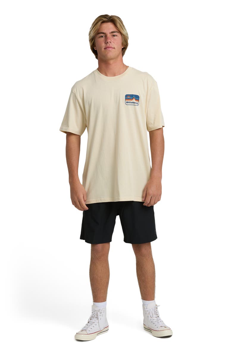 Billabong Range Organic Cotton Graphic T-Shirt, Alternate, color, Oatmeal