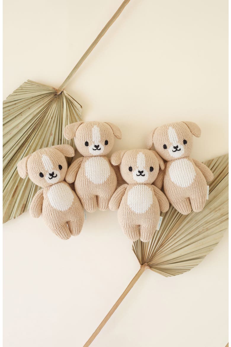 Baby Puppy Stuffed Animal, Alternate, color, BROWN