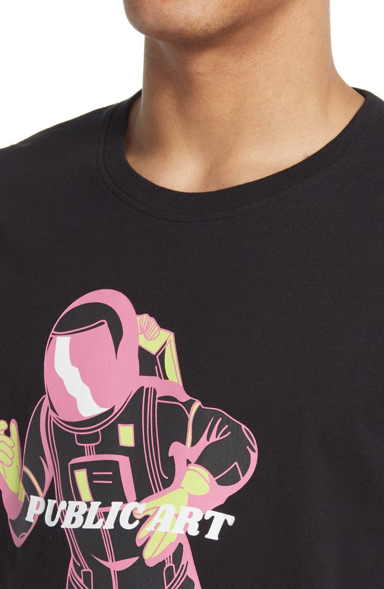 Public Art Men's Spaceman Graphic Tee, Alternate, color,
