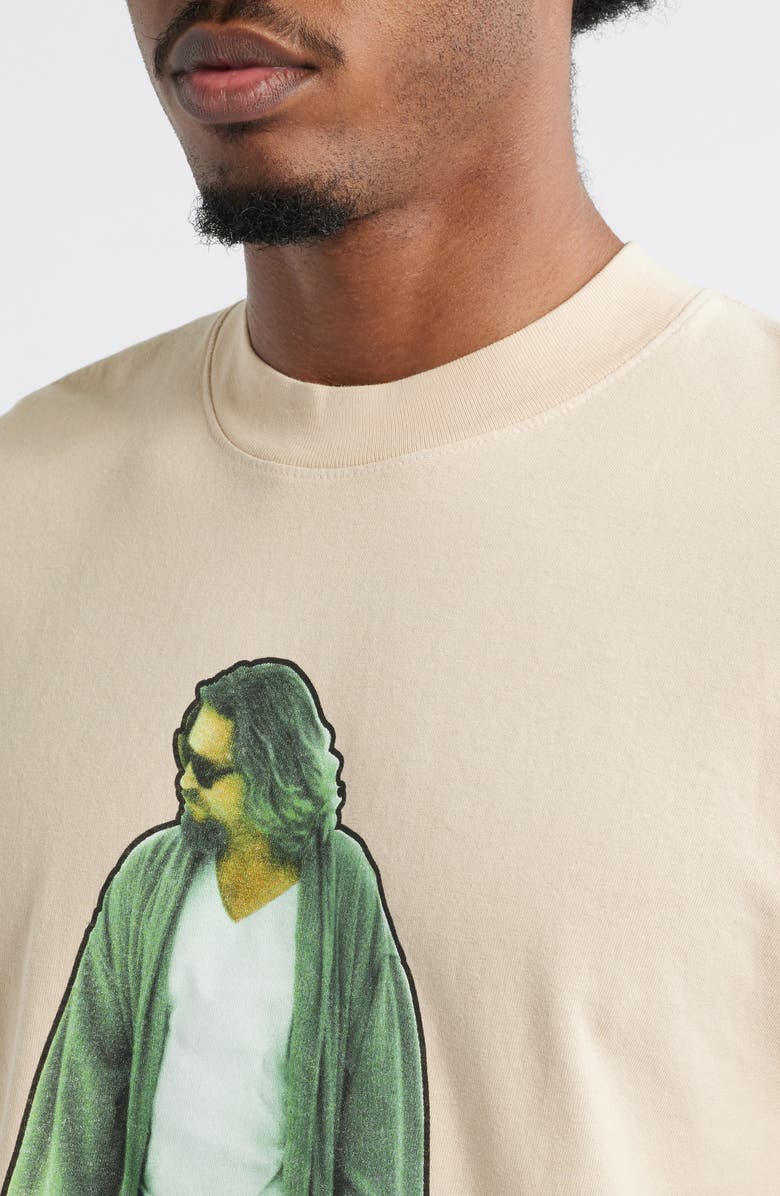 PLEASURES Dude Graphic T-Shirt, Alternate, color, Beige