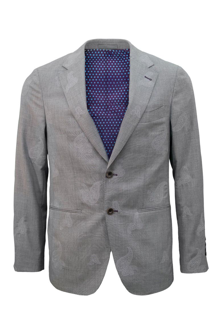 Jaques Wool Blazer, Main, color, Flannel