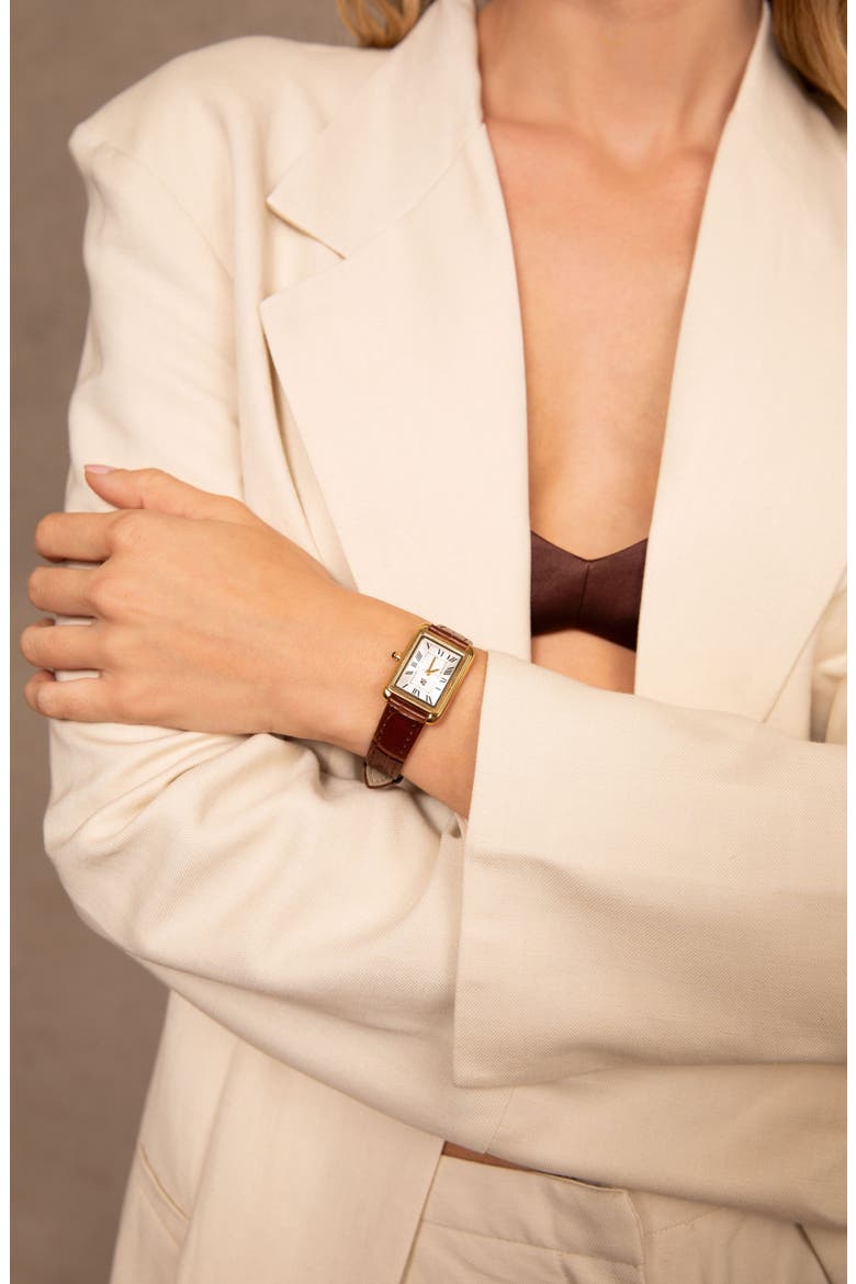Palome Watch, 95mm x 65mm, Alternate, color, BROWN CROC