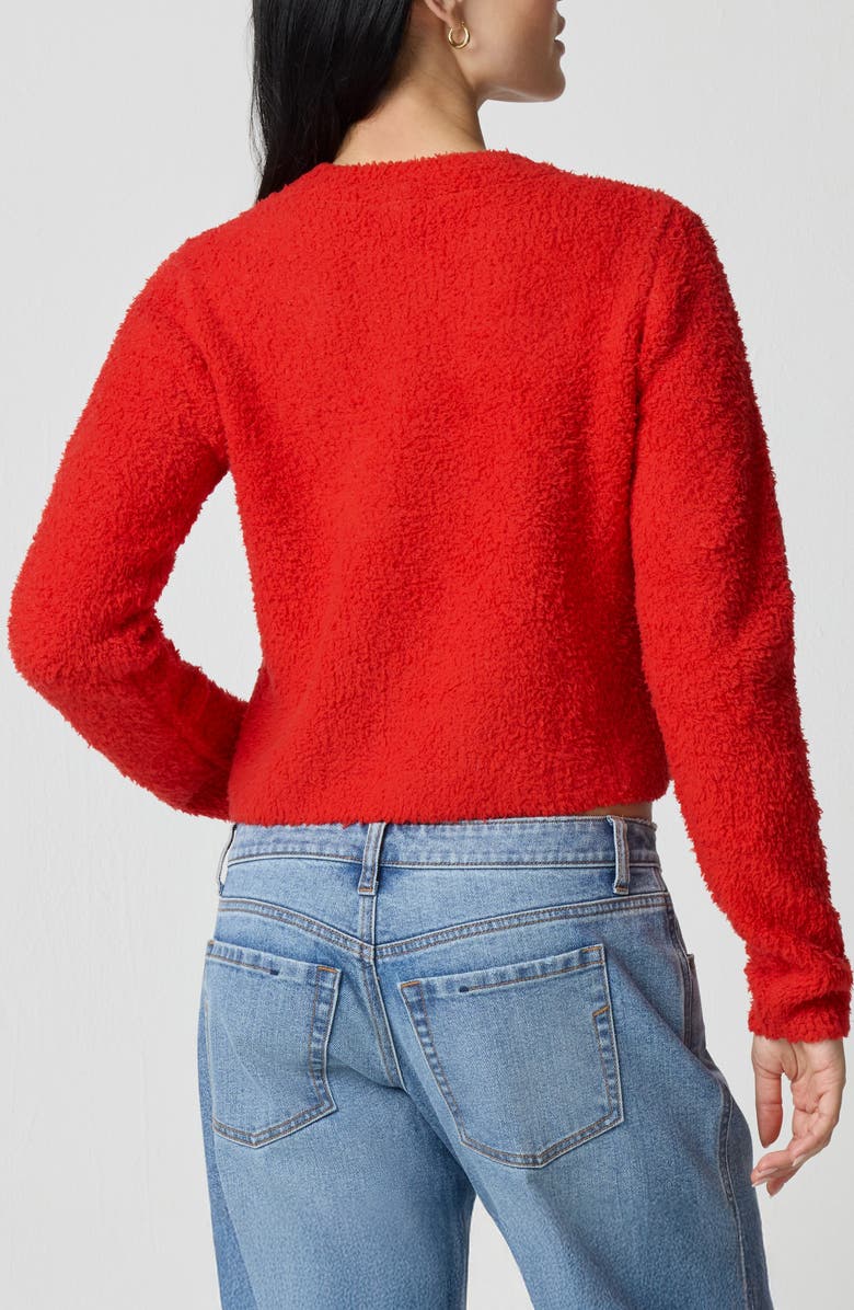 Florence by Mills Crop Crewneck Sweater, Alternate, color, Scarlet
