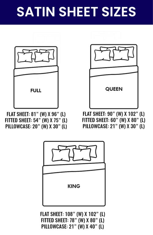 Luxury Home Satin Sheet Set