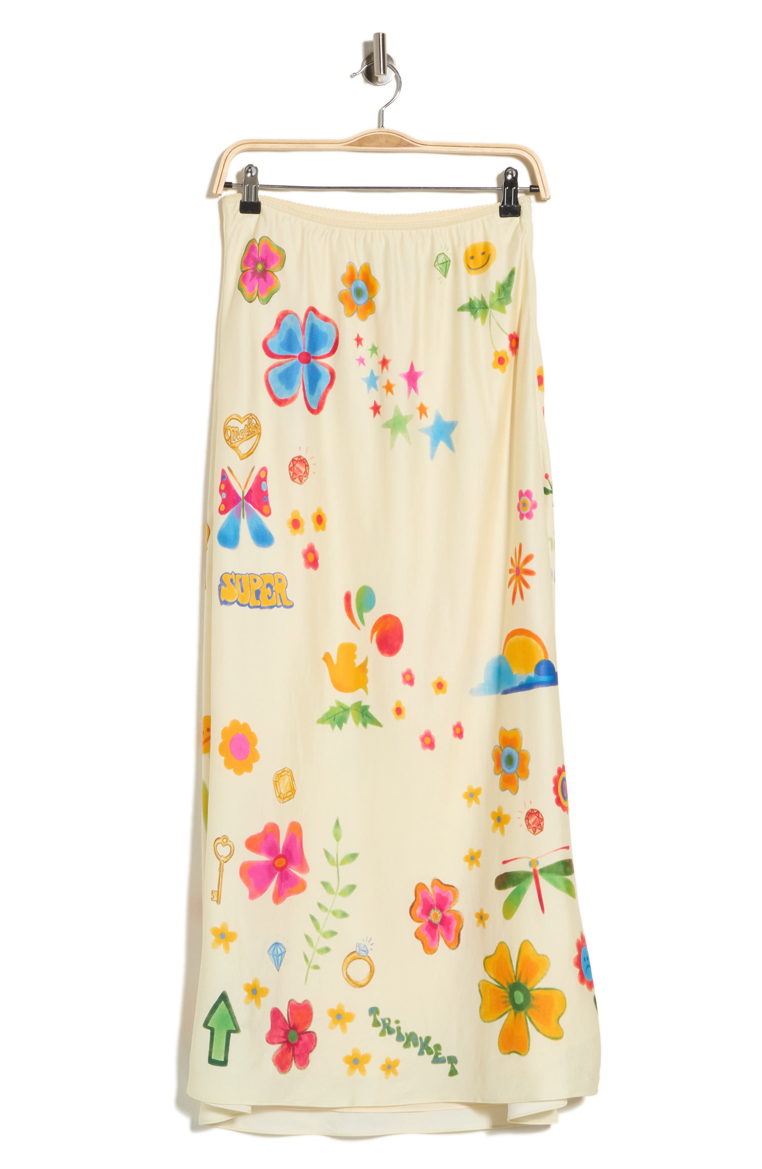 The Slip Through Your Fingers Satin Bias Skirt (Women) | Nordstromrack