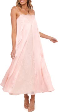 Petal & Pup Halsey Satin & Lace Slipdress