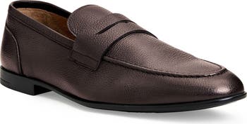 Bruno Magli Men\'s Lastra Leather Penny Loafers In Brown... Size 10.5 Lastra Loafer – Bruno Magli main image 4