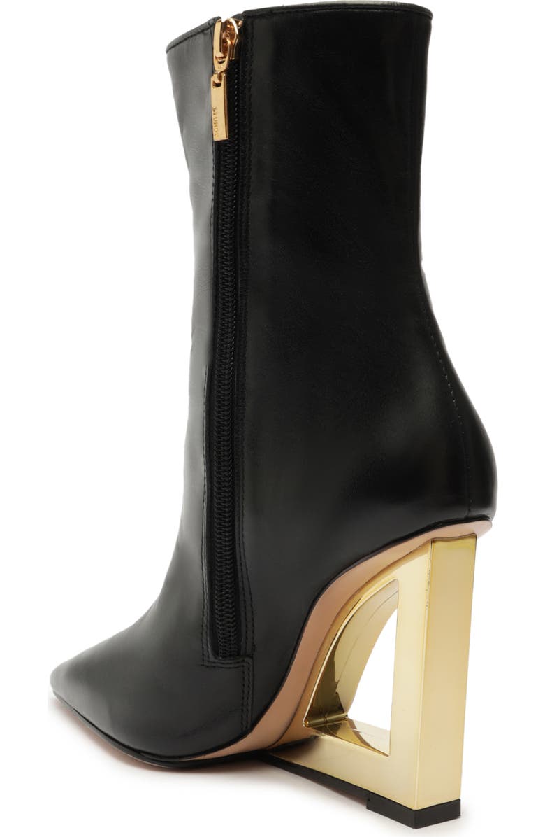 Schutz Filipa Pointed Toe Wedge Bootie, Alternate, color,
