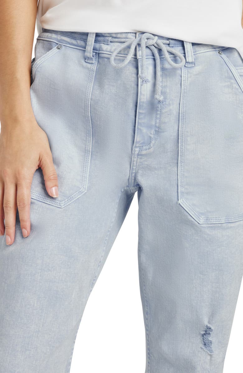 Splendid Hudson Tie Waist Jeans, Alternate, color, 