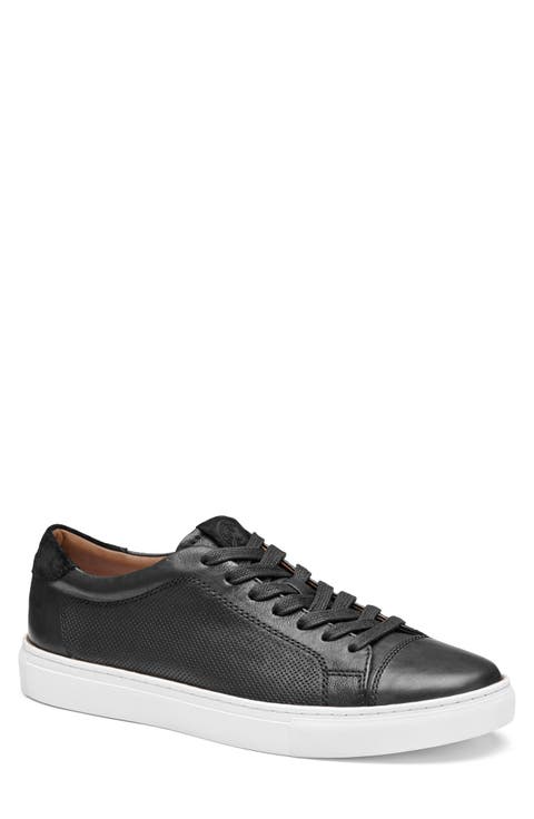 Luther Perforated Leather Low Top Sneaker (Men)