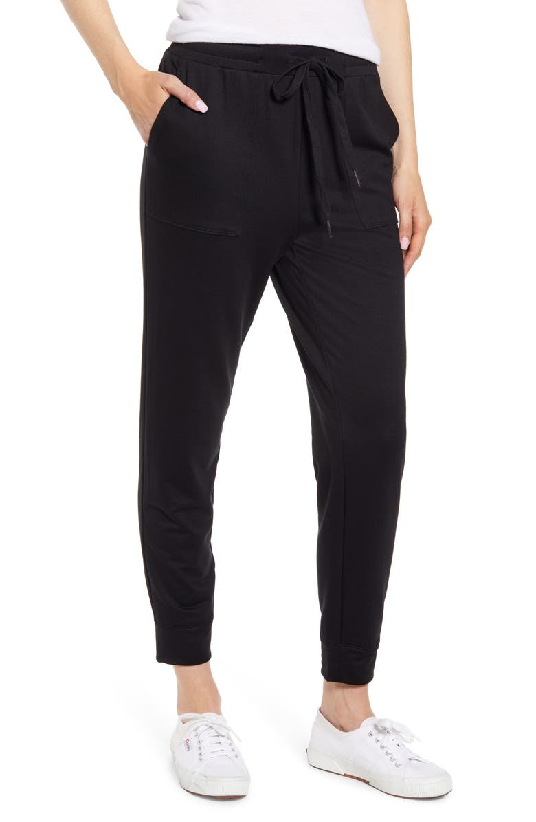 Caslon<sup>®</sup> Knit Jogger Pants, Main, color, 