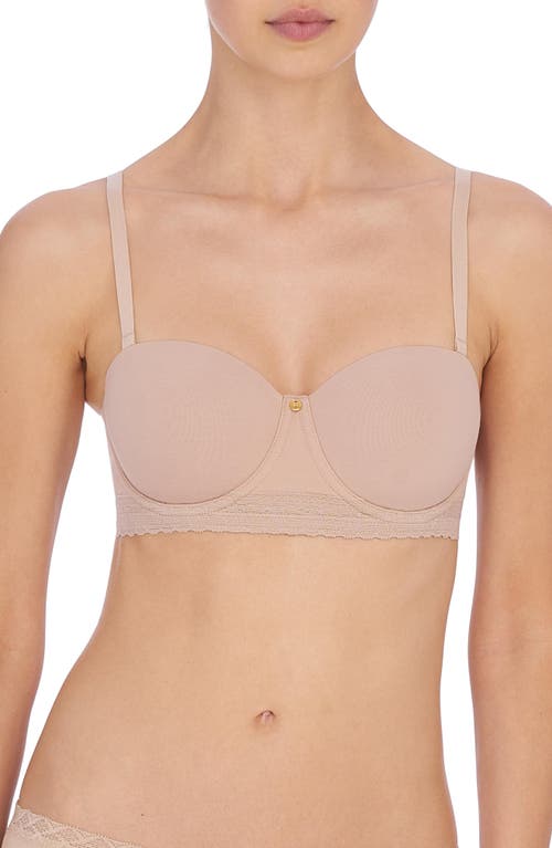 Natori Truly Smooth Longline Strapless Bra In Brown