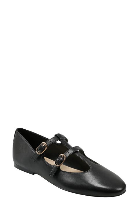 Evie T-Strap Flat (Women)