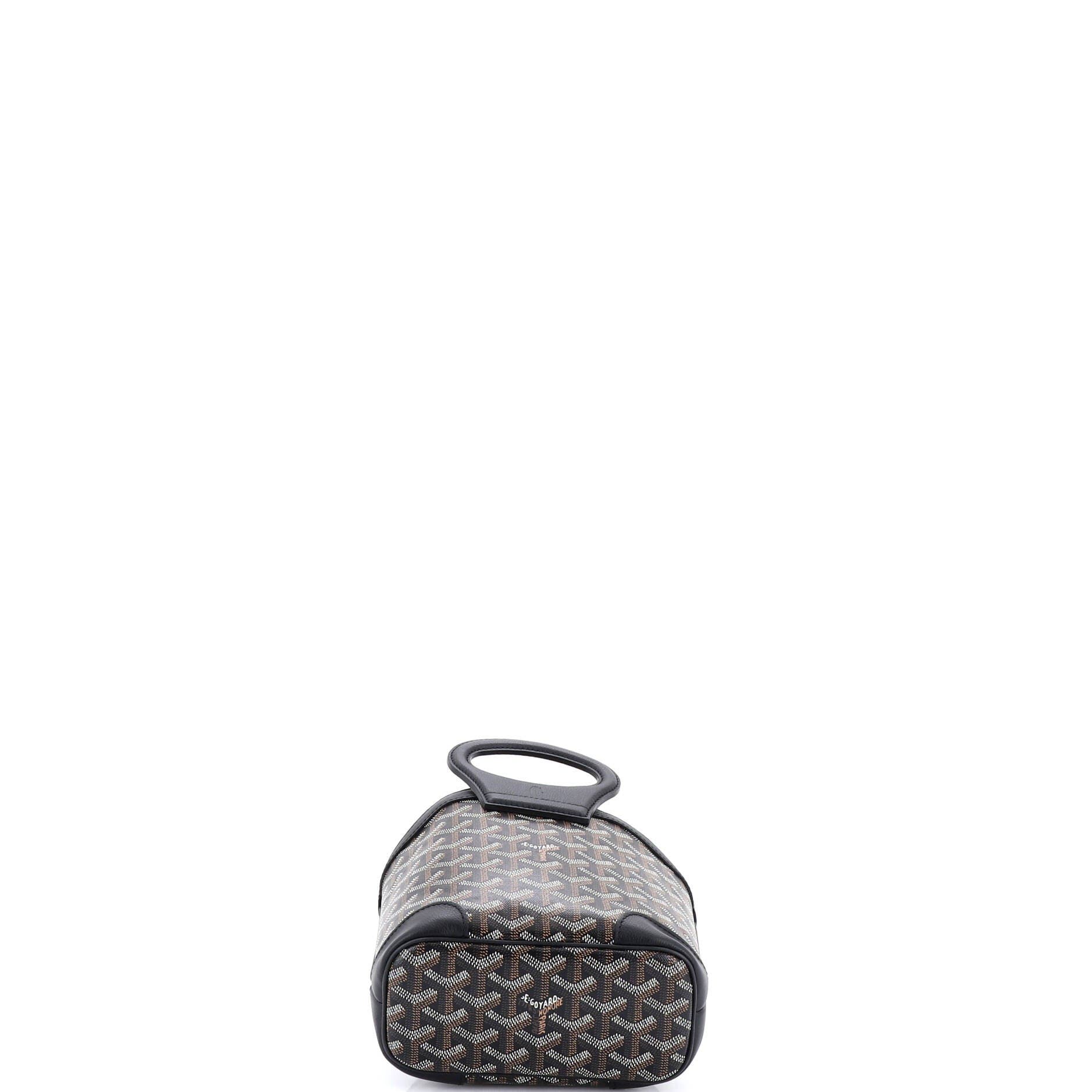 Pre-Owned Goyard Beluga Bag Coated Canvas Mini, Alternate, color, Black