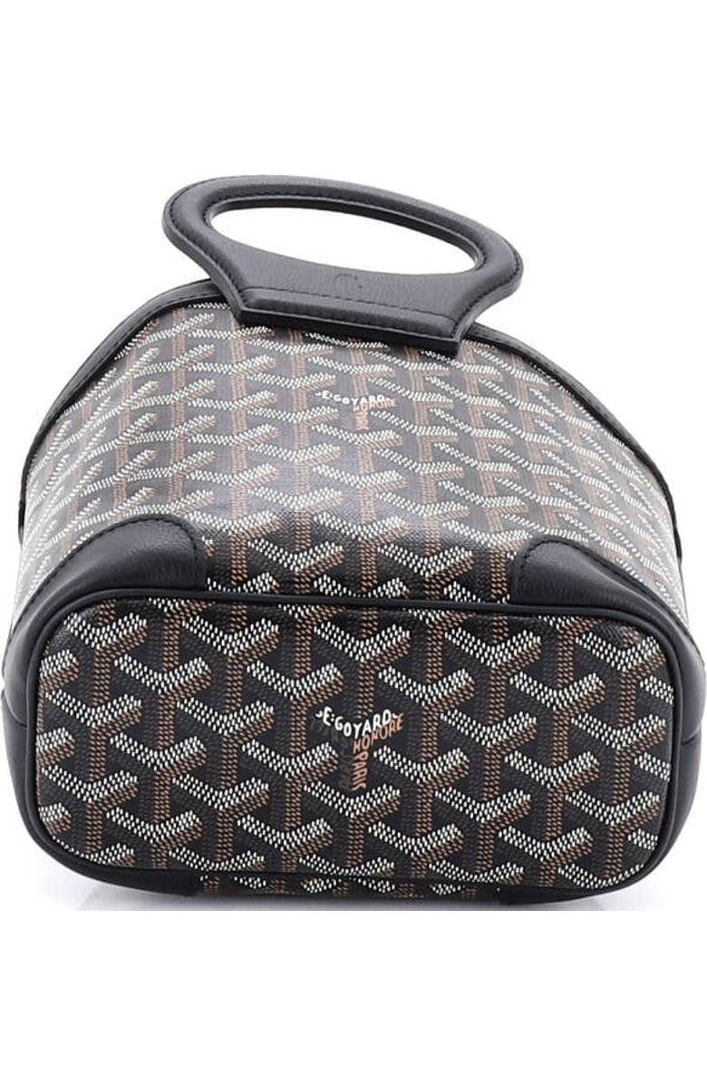 Pre-Owned Goyard Beluga Bag Coated Canvas Mini, Alternate, color, Black