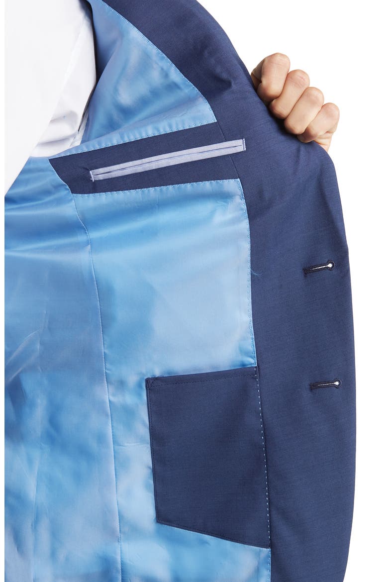 2-Piece Jacket & Pants Wool Blend Suit Set, Alternate, color, NAVY